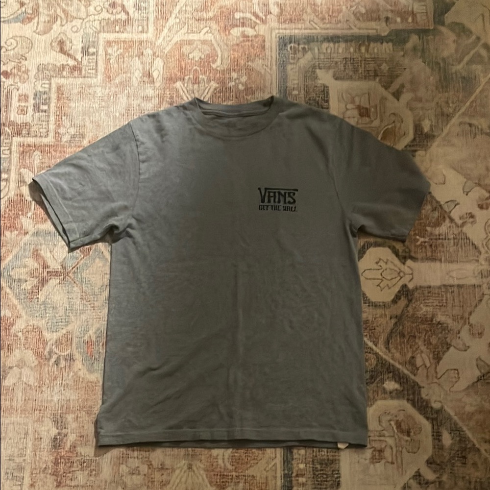 Vans Gray Short Sleeve Tee Casual Comfort